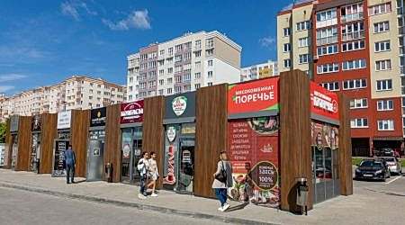 Торговые павильоны на Aксакова